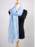 Flower Cut-Out Lace Design Scarf 